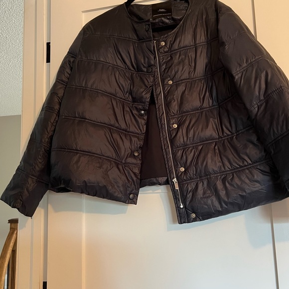 Navy puffer coat - Picture 2 of 7